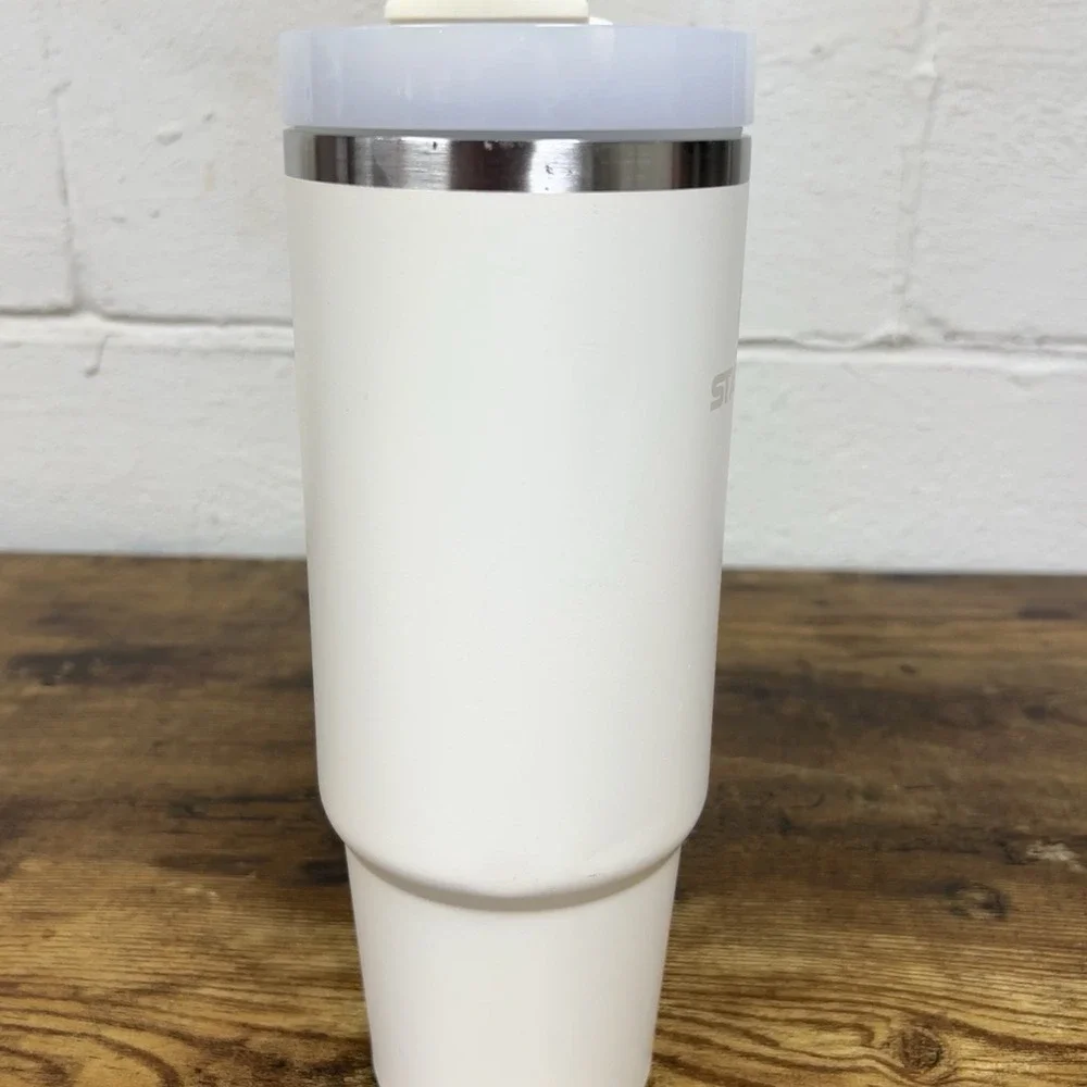 STANLEY THE FLOWSTATE QUENCHER H2.0 30oz TUMBLER - CREAM Frost White‎ - Picture 7 of 9